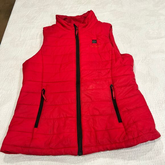 Ororo red puffer vest S women - Picture 1 of 12